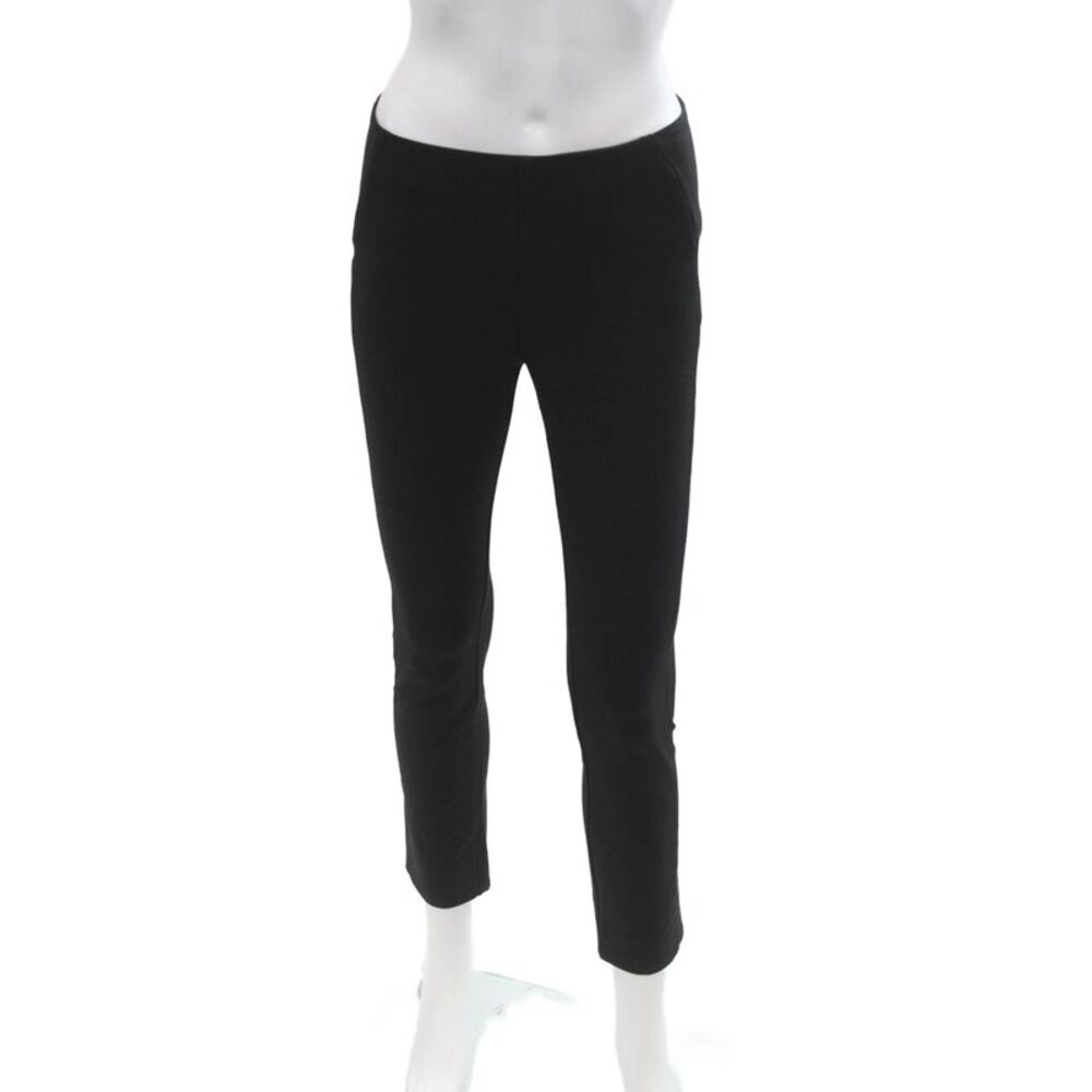 Veronica Beard Women Ankle Cropped Dress Pants Black Zip Size 4